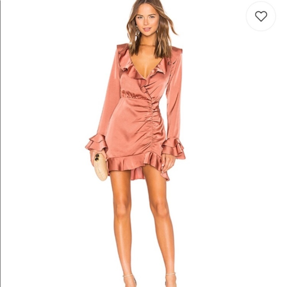 NEW NWT Majorelle Nelly Ruffle Long Sleeve Dress
